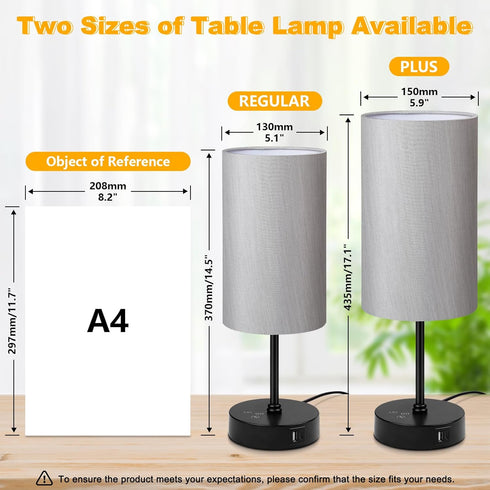 Unicozin 17Inch 3 7 Dimmable Table Lamp for Bedroom, Touch Control Bedside Lamp for Reading, CCT & RGB Color Changing