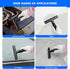 15''-58'' 6" 20 EHDIS Adjustable Razor Blade Scraper, Long Handle Blade Scraper Tool with Double-Edge Blades