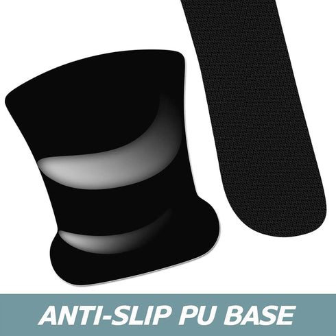 ITNRSIIET Mouse Pad Wrist Support, Ergonomic Non-Slip Memory Foam Keyboard Pad, Easy Typing Pain Relief for PC, Laptop,