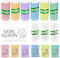 9 Rolls Self-Adhesive Mini Printer Paper - 6 Vibrant Colors & 3