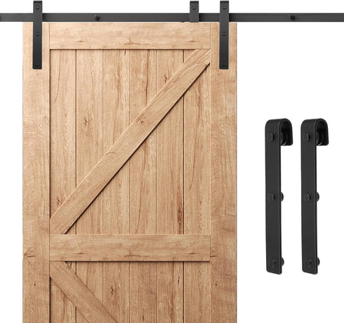 4 Packs Heavy Duty Mini Cabinet Sliding Barn Door Hardware Kit for TV Stand, Cupboards, Storage Cabinets, Wardrobes, J