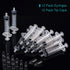 12 Pack - 5ml Plastic Syringes for Plant Hydroponic Liquid Measurement & Pets Feeding Tools (12Pcs 5ML/CC)