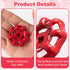 Pndeyo 2pcs 6x6mm Outdoor Faucet Handle, Round Wheel Hose Bib Handle, Rustproof Water Spigot Handle Outside Water Valve
