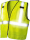 Coast SV300 Rechargeable High Visibility Safety Vest, Dual Mode, Zip Front, 2 Pockets, ANSI/ISEA Standards, Yellow XL