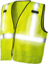 Coast SV300 Rechargeable High Visibility Safety Vest, Dual Mode, Zip Front, 2 Pockets, ANSI/ISEA Standards, Yellow XL