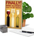 NobleWorks Funny Happy Birthday Card with Envelope - Colorful Humor Greeting Note, Wine Glass Needs 9978