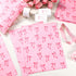 Maasechs 200 Pack 10x13 Set Set Pink Bow Poly Mailers Waterproof Self Adhesive Cute Shipping Bags with Thank Cards