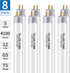 Wesome Lighting 8 Pack 12 Inch F8T5/CW Bulbs, 4100K T5 5 Bulb Counter LED Replacement Cool White, LED Watts Replace