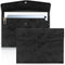 Toplive Soft Waterproof PU Leather A4 Document File Folder, Expanding Organizer Portfolio with Card Holder and Pen