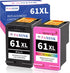 Remanufactured Ink Cartridges Replacement for HP Printer Ink 61 XL Combo Pack for 4500 5530 4502 Printer