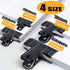Locci Black Large Bull Clips, 10 Pack Extra Large 4.7 Inch Binder Clips for Home, Work, Office