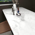 practicalWs Marble Contact Paper Peel and Stick, 15.7inch 118.1inch White Marble Wallpaper for Countertops Waterproof, Self Adhesive Removable Wall Paper for Kitchen Backsplash Cabinet by practicalWs
