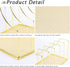 Simmer Stone File Sorter Organizer, 5 Section Magazine Holder Rack for Mail, Paper, Document, Desk Accessories, Gold