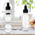 24 Pack 1oz Clear Glass Bottles with Glass Eye Droppers for Essential Oils, Perfumes & Lab Chemicals