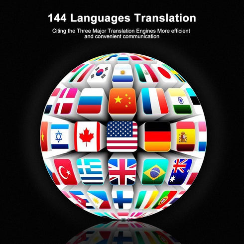 Y113 Language Translator Earbuds, Supports 144 Languages, Online Offline Instant Voice Translator Device with APP for