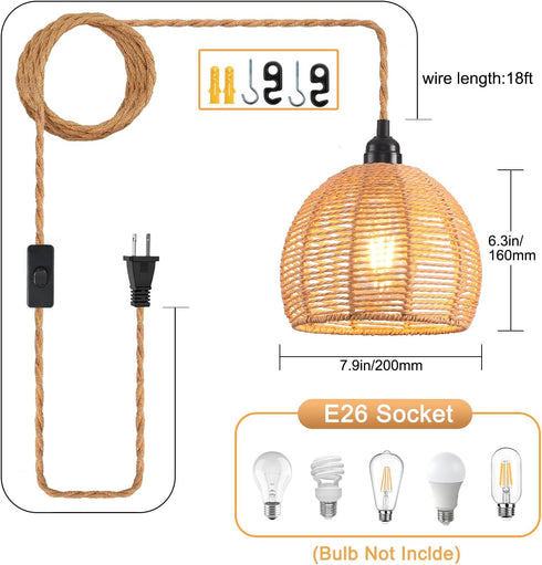 KENMI Farmhouse Pendant Lighting,Chandelier Industrial Pendant Light, Modern Kitchen Island Lights Fixtures Ceiling
