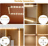 Set 8x12 inch Counter,Shelves,Rope 24W Adapter,6000K WOBANE LED Display Light Kit, of LED Strip Bar, Cabinet Lighting