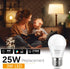 LED Bulb 3W Equivalent 25 Watt Light Bulbs 120V Ceiling Fan Light Bulbs Table Lamp Bulb Warm White 2700K LED Energy Saving Bulb E26 Base, Suitable for Home 4 Pack by Ajuns