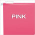 Pendaflex 04153 1/5 PIN Reinforced Hanging Folders, Legal Size, Pink, 25/BX