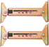 uxcell 2Pcs 5-Gear Adjustable Lifting Bracket, Adjustable Angle Hinge Lift Rod Mechanism