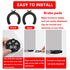 8 360 330Lbs Self Adhesive Caster Wheels - PCS Swivel Appliance Rollers, Heavy Duty Appliance Casters for Kitchen