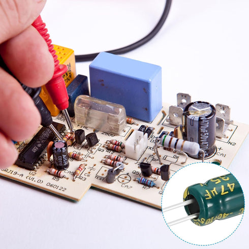 PATIKIL 35V 47uF Electrolytic Capacitors, 20Pcs 5x11mm Aluminum High Frequency Capacitors for Circuit Boards