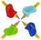 The Pencil Grip Pinch Grip, Ergonomic Writing Aid, Gloss Colored Pencil Grips, 6 Count
