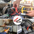 4 Pack 100A Insulated Alligator Clips, Heavy Duty Metal Clamp Jumper Cable Clamps for Car, Boat, Vehicle (Black & Red)