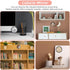 Lusofie 2 2.24 Inch Pcs Cubicle Mirror, Adjustable Cubicle Mirror to See Behind You, Office Desk Mirrors for PC