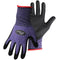 Boss Unisex Guardian Angel Dotted Nitrile Palm Gloves, Superior Grip, 1-Pack Small, Purple/Red/Black