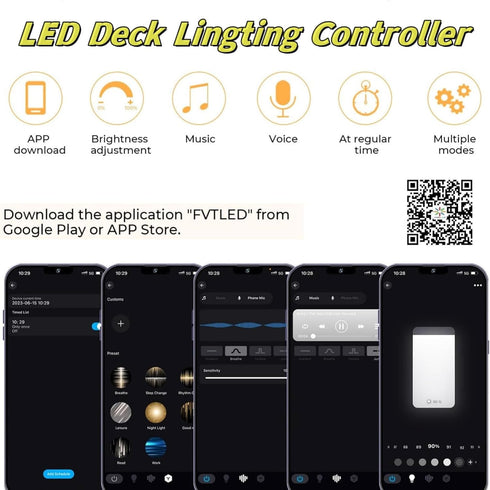 FVTLED WiFi Controller, LED WiFi Controller Wireless Smart Controller Working with Android and iOS System Mobile Phone