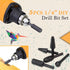 1/4'' DIY Drill Bit Set - 5-PCS/Set, Ergonomic Design & Chrome Vanadium Carpentry Tools