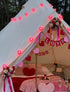 50Ft G40 27 Bulbs(2 Valentine's Day Outdoor String Lights, Valentines Day Decorations Lights with LED Pink Shatterproof