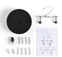 5.1" Wooden Ceiling Canopy Kit Handmade Wood Ceiling Plate for Pendant Light,Hanging Lights,DIY Chandelier Fixture
