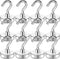TRYMAG Strong Magnetic Hooks for Cruise Cabins, 80Lbs+ Neodymium Extra Strength Industrial Hooks, 12Pcs