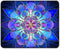 BOSOBO Gaming Mouse Pad - Rectangle Mandala Mouse Mat, Small Mousepad with Designs, Non-Slip Rubber Mouse Pad with