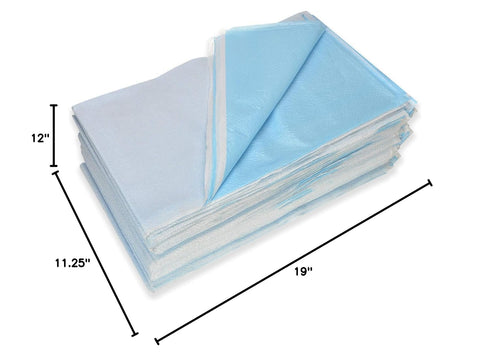 50 Count, 40" 72", Dealmed Disposable Stretcher Sheets Blue, x Ideal for Stretchers, Exam Tables, and Other Furniture