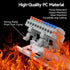 3Pcs 2 10 4-2.5 mm 36Pcs 6.89 Inch Lever Wire Connectors, in Out, Push-in, Quick Wiring DIN Terminal Blocks, Wire