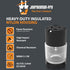 Journeyman-Pro 515CV-LIT Lighted 15 Amp 120-125 Volt, NEMA 5-15R, 2Pole 3Wire, Female Plug Replacement Connector