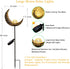 TAKE ME Moon Solar Lights for Women Garden Outdoor Decor Waterproof Metal Solar Stakes Lights for Patio Yard Walkway