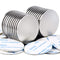 MIKEDE 20 Pack Strong Neodymium Disc Magnets, 1.26 inch D x 0.08 inch H with Double-Sided Adhesive