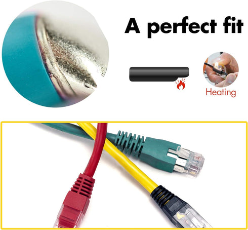 6 Pack 3/4'' Heat Shrink Tube 3:1 Adhesive-Lined Tubing, 6 Color 1.3Ft