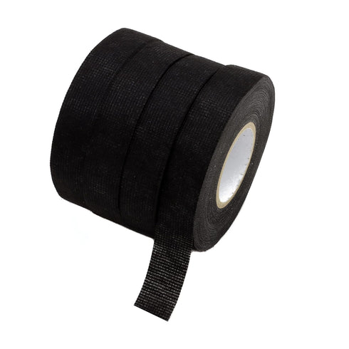 Wiring Harness Tape 19 mm X 15m - Black High Temp Wire Harness Wrapping Tape for Auto Electrical Protection