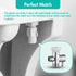 Set BARROCK Chrome Handheld Bidet Sprayer for Toilet,Stainless Steel Baby Cloth Diaper Jet Spray Kit,Bathroom Toilet