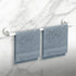 24 Inch 2Pcs SUS304 Newfun White Bathroom Towel Holder, Towel Racks for Bathroom Rod Classic Stainless Steel Bathroom