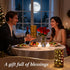 Butterfly Night Light - USB Table Lamp with Rotating Projection, Portable Bedside Light for Bedroom, Coffee Shop, Gifts