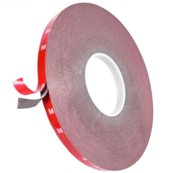 MYFAMIREA Double Sided Tape, 0.39 Inch x 108 Feet Heavy Duty Mounting Adhesive for LED Strip Lights, Home Office Decor