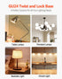 GU24 2 23W 2700K 1600lm Bulbs, T3 (100Watt Bulbs, 120v 60Hz, (3 Pack) Base Prong CFL Light Spiral Equivalent) Soft