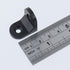 20 2 90 Pcs Small Round L Bracket, Holes Black Plastic Furniture Corner Brace Degree Angle Brackets with Screws