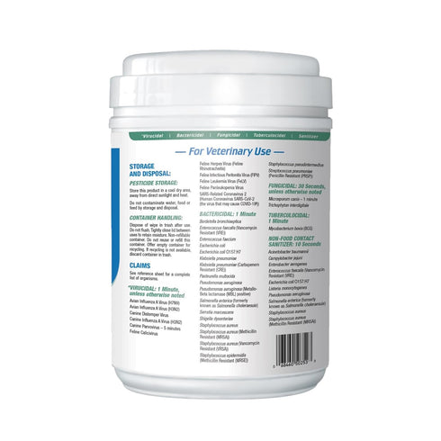 160-Count (Pack 1) REScue One-Step Disinfectant Cleaner & Deodorizer Wipes for Vet Use Cleaner for Kennels, Litter